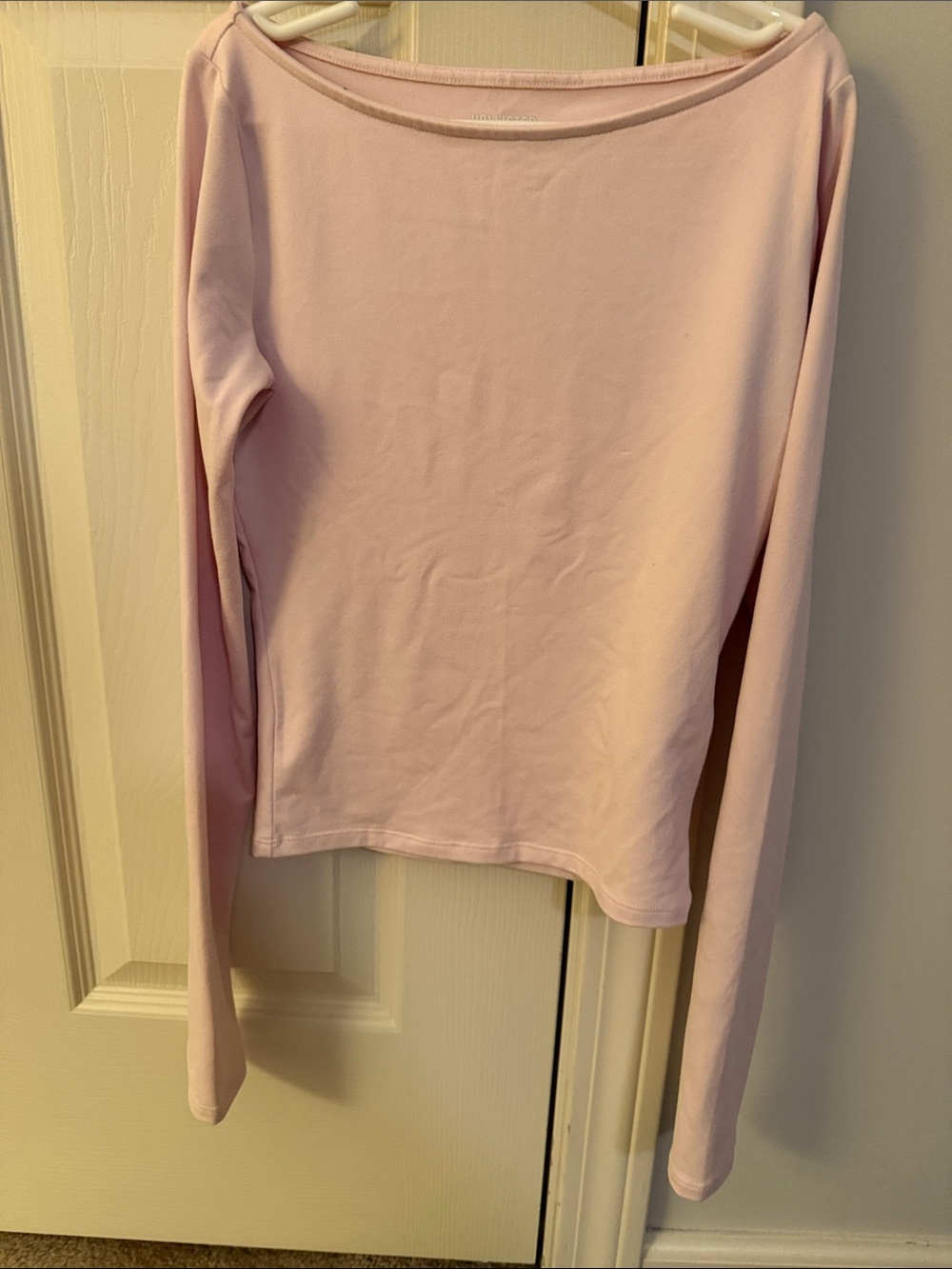Hollister Pale Pink Long Sleeve Top